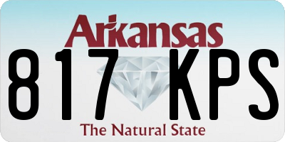 AR license plate 817KPS