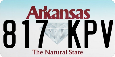 AR license plate 817KPV