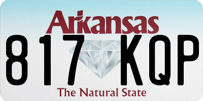 AR license plate 817KQP