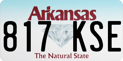 AR license plate 817KSE