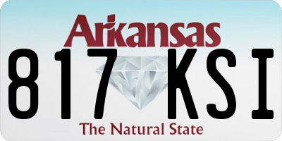 AR license plate 817KSI