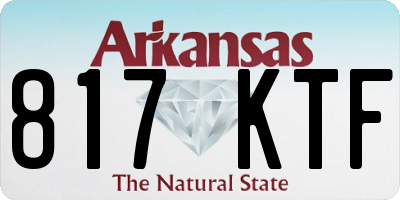 AR license plate 817KTF