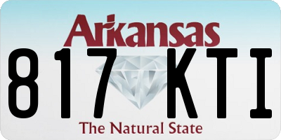 AR license plate 817KTI