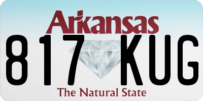 AR license plate 817KUG