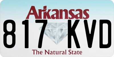 AR license plate 817KVD