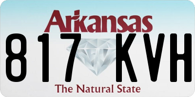 AR license plate 817KVH