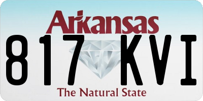 AR license plate 817KVI