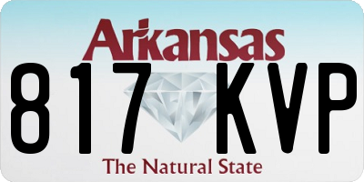 AR license plate 817KVP