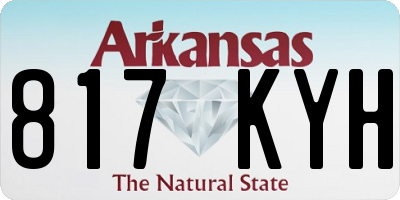 AR license plate 817KYH