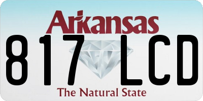 AR license plate 817LCD