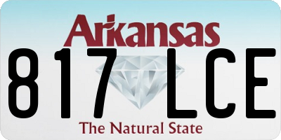 AR license plate 817LCE
