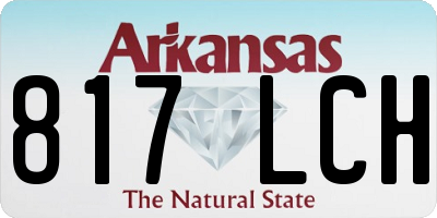 AR license plate 817LCH