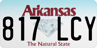 AR license plate 817LCY