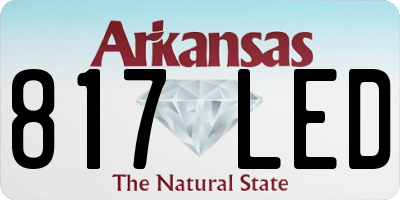 AR license plate 817LED