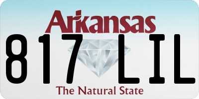 AR license plate 817LIL