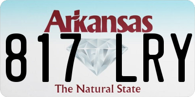 AR license plate 817LRY
