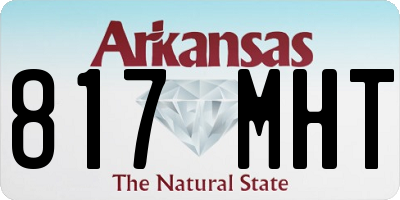 AR license plate 817MHT