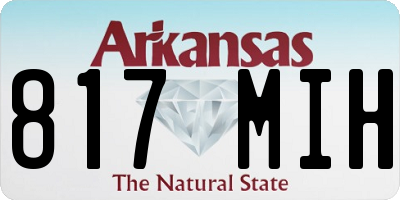 AR license plate 817MIH