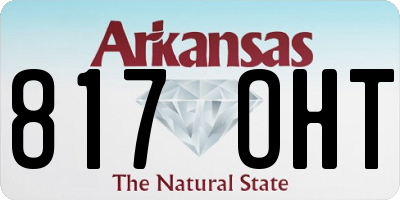 AR license plate 817OHT