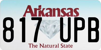 AR license plate 817UPB