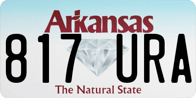 AR license plate 817URA