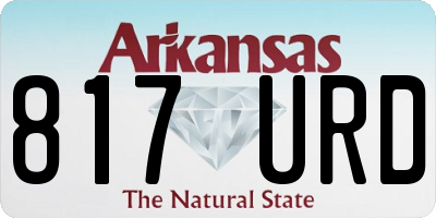 AR license plate 817URD