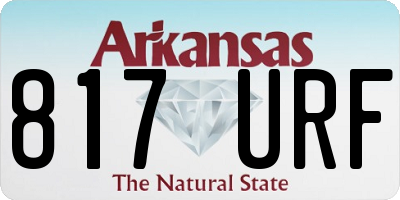 AR license plate 817URF