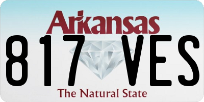 AR license plate 817VES