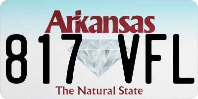 AR license plate 817VFL