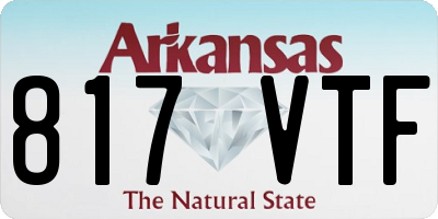 AR license plate 817VTF