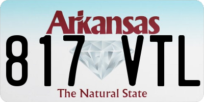 AR license plate 817VTL