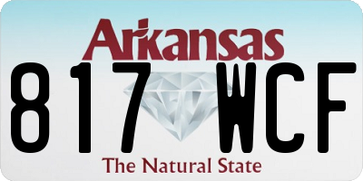 AR license plate 817WCF