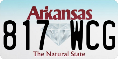 AR license plate 817WCG