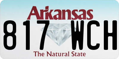 AR license plate 817WCH