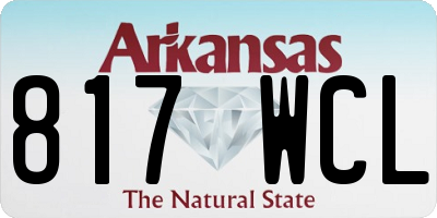 AR license plate 817WCL