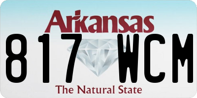 AR license plate 817WCM