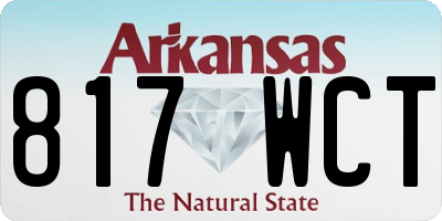 AR license plate 817WCT