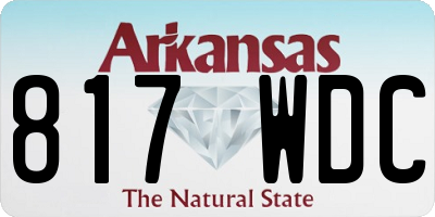 AR license plate 817WDC