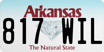 AR license plate 817WIL