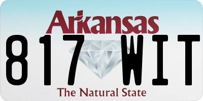 AR license plate 817WIT