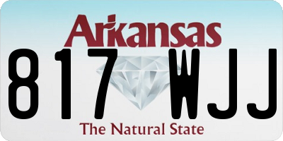 AR license plate 817WJJ