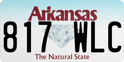AR license plate 817WLC