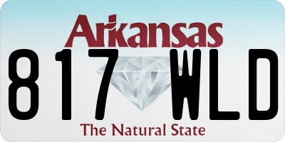 AR license plate 817WLD
