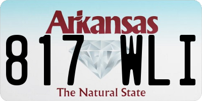 AR license plate 817WLI