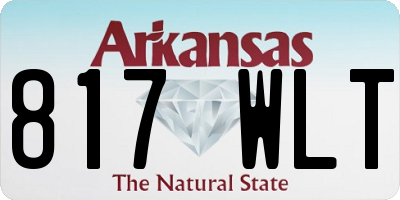AR license plate 817WLT