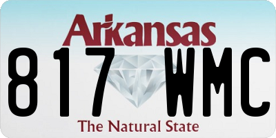 AR license plate 817WMC