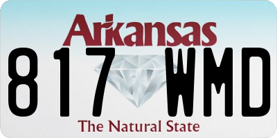 AR license plate 817WMD