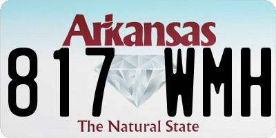 AR license plate 817WMH