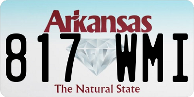 AR license plate 817WMI