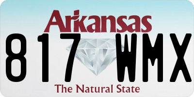 AR license plate 817WMX